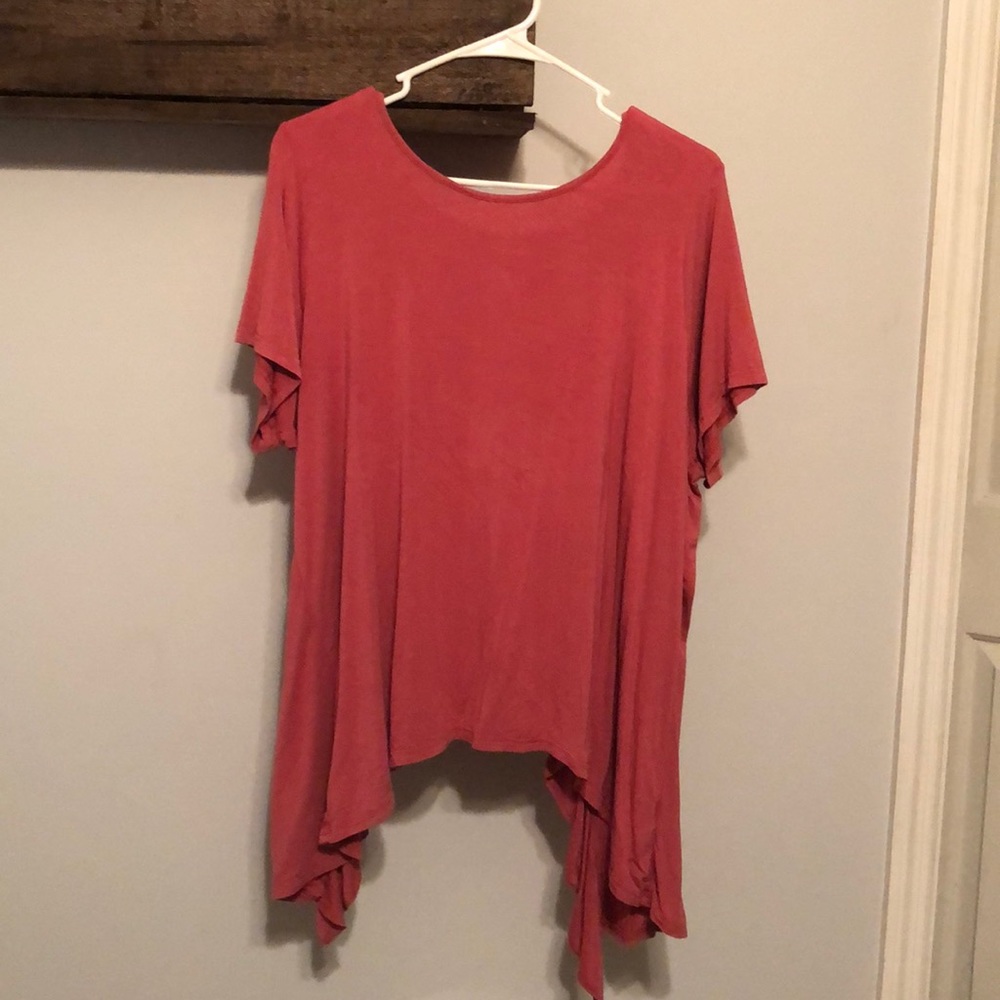 Open back shirt
